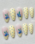 Midnight Bloom Press-On Nail Set