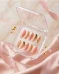 Rose Gold Velvet Press-On Nail Set
